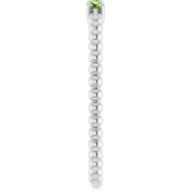Natural Peridot | Round | 2mm