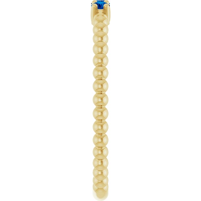 Natural Blue Sapphire | Round | 2mm | Lab-Grown Blue Sapphire | Round | 2mm