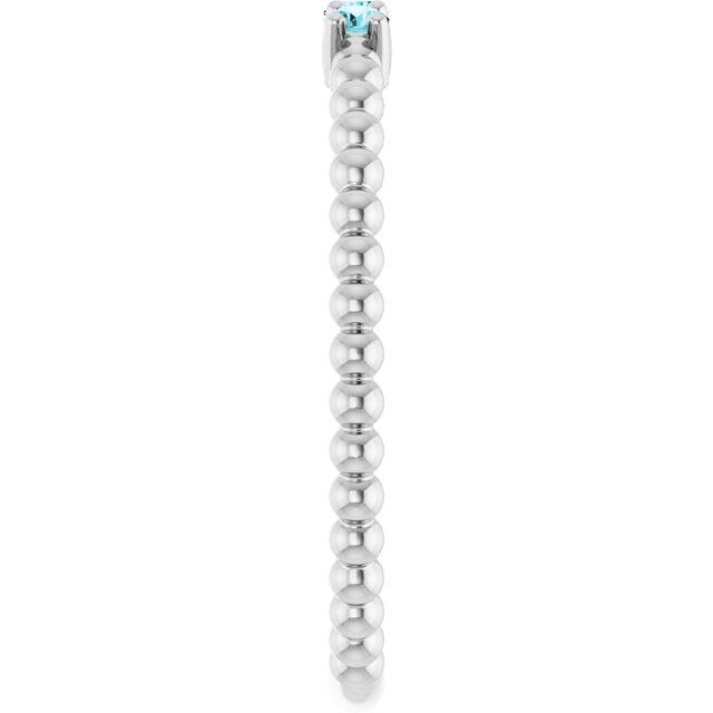 Natural Blue Zircon | Round | 2mm