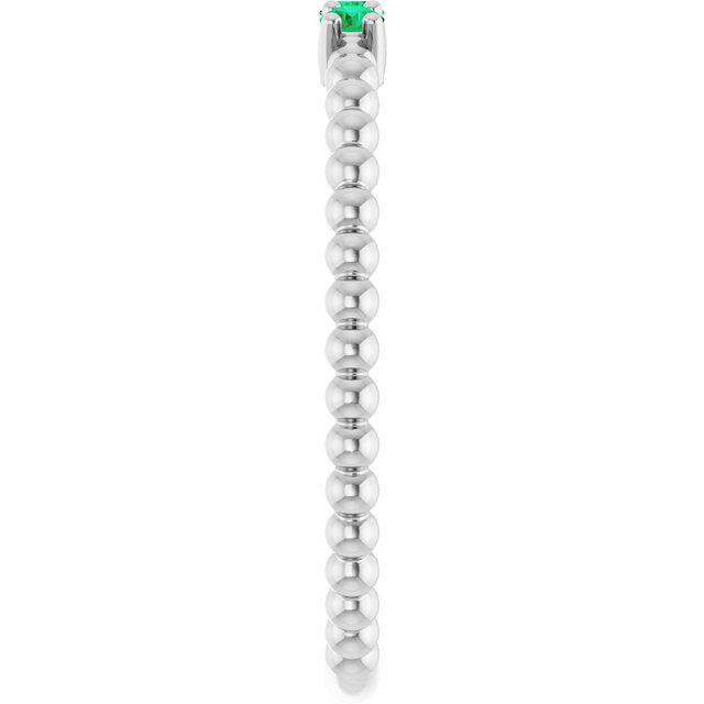 Natural Emerald | Round | 2mm | Lab-Grown Emerald | Round | 2mm