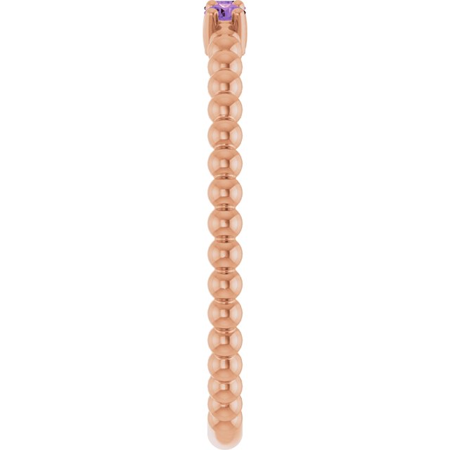 Natural Amethyst | Round | 2mm
