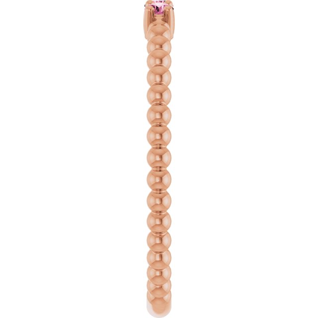 Natural Pink Tourmaline | Round | 2mm