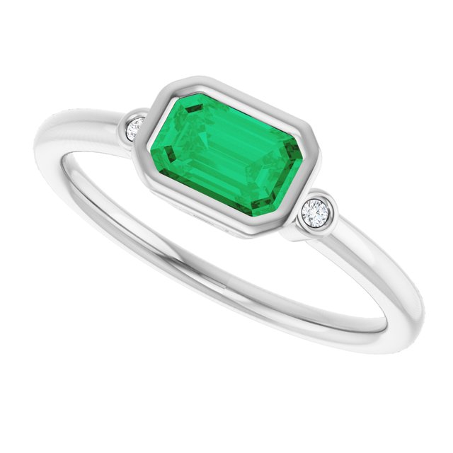 Lab-Grown Emerald | Emerald | 6 x 4mm