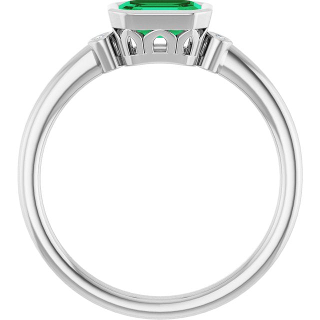 Lab-Grown Emerald | Emerald | 6 x 4mm