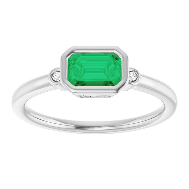 Lab-Grown Emerald | Emerald | 6 x 4mm