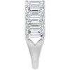 Lab-Grown Diamond | Emerald | 6 x 4mm | Natural Diamond | Emerald | 6 x 4mm