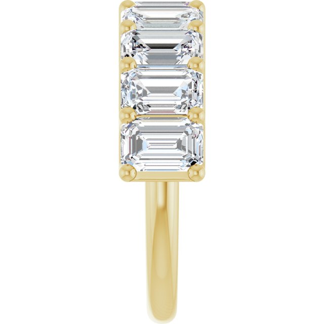 Lab-Grown Diamond | Emerald | 6 x 4mm | Natural Diamond | Emerald | 6 x 4mm