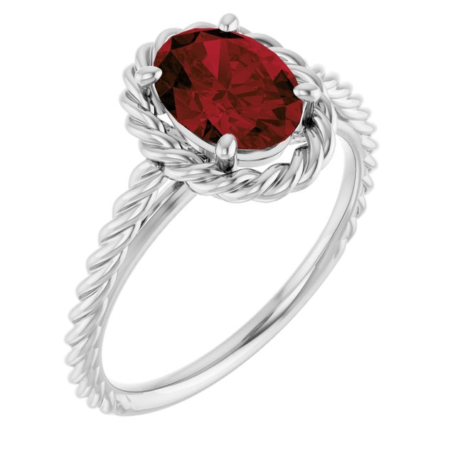Natural Mozambique Garnet | Oval | 8 x 6mm