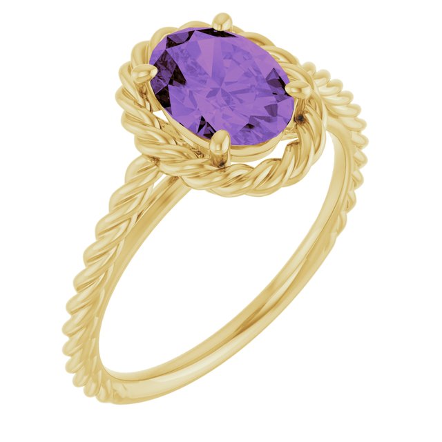 Natural Amethyst | Oval | 8 x 6mm