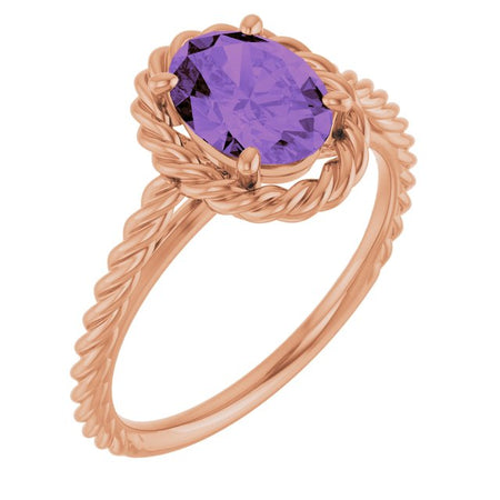 Natural Amethyst | Oval | 8 x 6mm