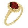 Natural Mozambique Garnet | Oval | 8 x 6mm