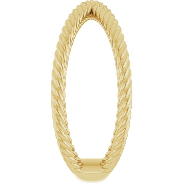51737 / Ring / 14K Yellow / Polished / Criss-Cross Rope Ring