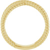 51737 / Ring / 14K Yellow / Polished / Criss-Cross Rope Ring