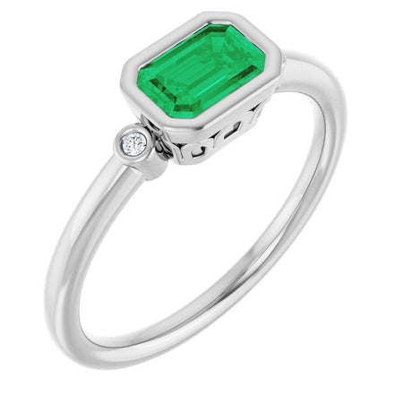 Lab-Grown Emerald | Emerald | 6 x 4mm