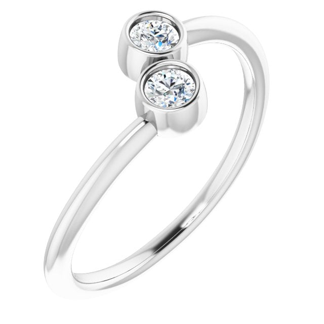 Natural White Sapphire | Round | 3mm | Natural Diamond | Round | 3mm