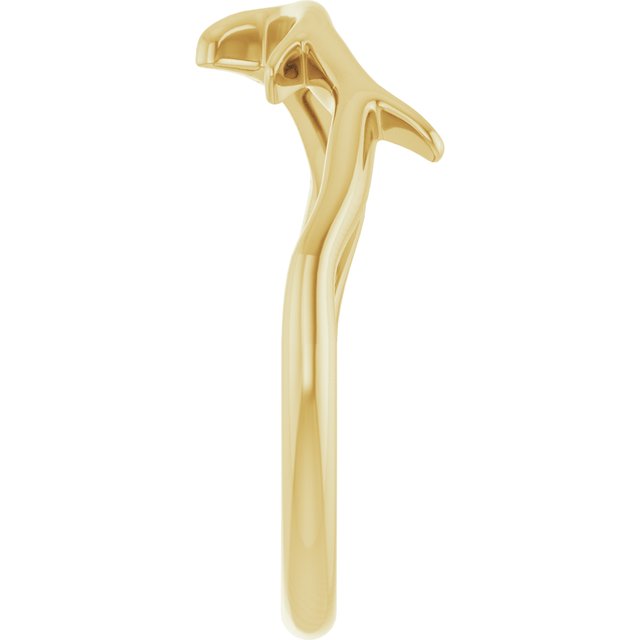 Branch Contour Stackable Band — 10K Yellow Gold