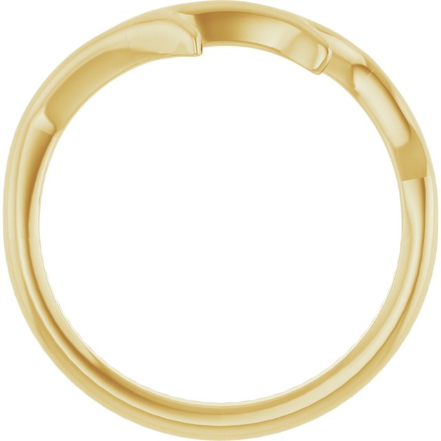Branch Contour Stackable Band — 18K Yellow Gold
