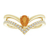 Natural Citrine | Pear | 6 x 4mm