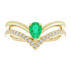 Natural Emerald | Pear | 6 x 4mm | Lab-Grown Emerald | Pear | 6 x 4mm