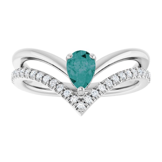 Lab-Grown Alexandrite | Pear | 6 x 4mm