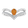 Natural Citrine | Pear | 6 x 4mm