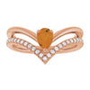 Natural Citrine | Pear | 6 x 4mm