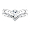 Natural White Sapphire | Pear | 6 x 4mm