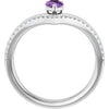 Natural Amethyst | Pear | 6 x 4mm