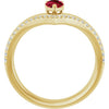 Lab-Grown Ruby | Pear | 6 x 4mm