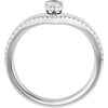 Natural White Sapphire | Pear | 6 x 4mm