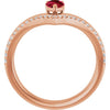 Lab-Grown Ruby | Pear | 6 x 4mm