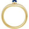 Natural Blue Sapphire | Pear | 6 x 4mm