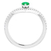 Natural Emerald | Pear | 6 x 4mm | Lab-Grown Emerald | Pear | 6 x 4mm