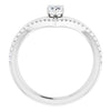 Natural White Sapphire | Pear | 6 x 4mm