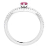 Natural Pink Tourmaline | Pear | 6 x 4mm