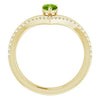 Natural Peridot | Pear | 6 x 4mm