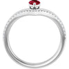 Lab-Grown Ruby | Pear | 6 x 4mm