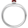 Natural Mozambique Garnet | Pear | 6 x 4mm