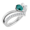 Lab-Grown Alexandrite | Pear | 6 x 4mm