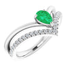 Natural Emerald | Pear | 6 x 4mm | Lab-Grown Emerald | Pear | 6 x 4mm