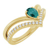 Lab-Grown Alexandrite | Pear | 6 x 4mm