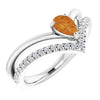 Natural Citrine | Pear | 6 x 4mm