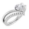 Natural White Sapphire | Pear | 6 x 4mm
