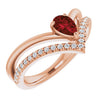 Natural Mozambique Garnet | Pear | 6 x 4mm