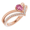Natural Pink Tourmaline | Pear | 6 x 4mm
