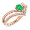 Natural Emerald | Pear | 6 x 4mm | Lab-Grown Emerald | Pear | 6 x 4mm