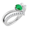 Natural Emerald | Pear | 6 x 4mm