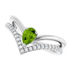 Natural Peridot | Pear | 6 x 4mm