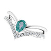 Lab-Grown Alexandrite | Pear | 6 x 4mm