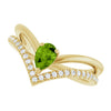 Natural Peridot | Pear | 6 x 4mm
